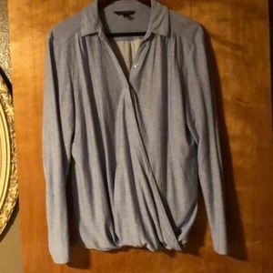 Banana republic wrap blouse gorgeous